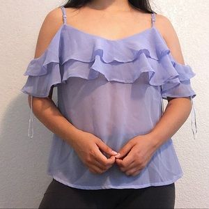 ✨Ruffled Off the Shoulder Top